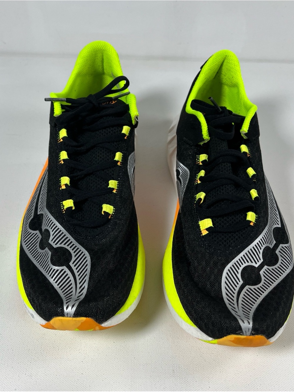 Saucony Endorphin Pro 4 S20939-343 Running Shoes Black Mesh Yellow Men’s 12.5 - Picture 3 of 12